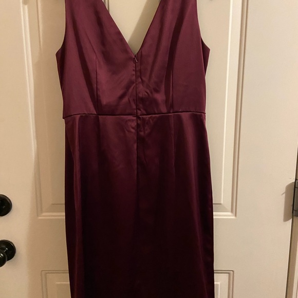 Eggplant purple cocktail dress. - Picture 2 of 3